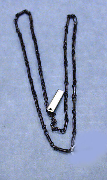 Necklace, Silver, Fon peoples 