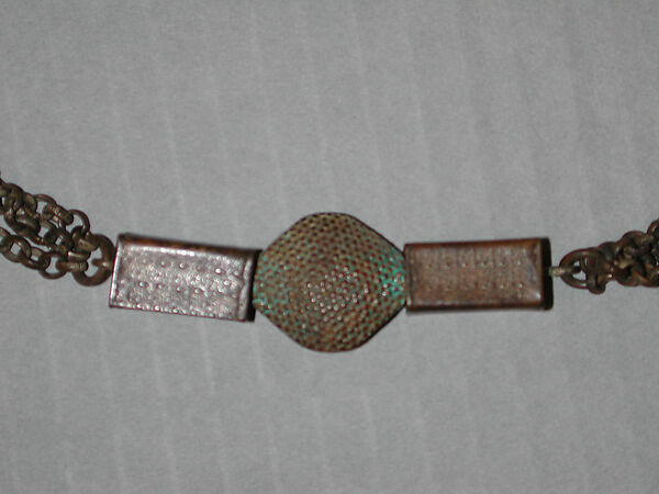 Necklace, Fon artist, Silver, metal, Fon peoples