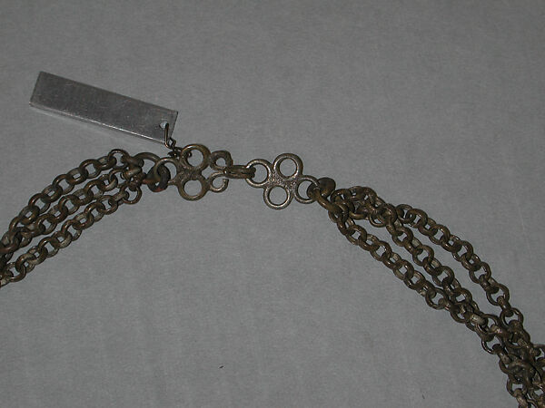 Necklace, Fon artist, Silver, metal, Fon peoples