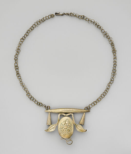 Necklace: Pendant (?), Silver, Fon peoples 