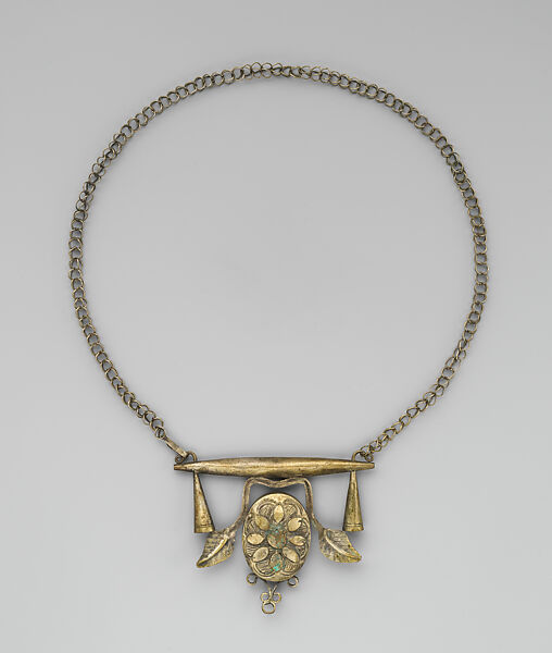 Necklace: Pendant (?), Silver, Fon peoples 