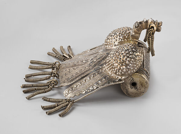 Bird Ornament, Silver, Fon peoples 