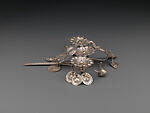 Brooch with Birds and Cannons, Fon artist, Silver alloy, Fon peoples