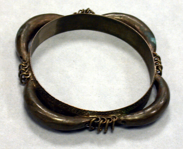 Bracelet, Silver, Fon peoples 