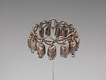 Arm Band with Bells, Fon artist, Silver alloy, Fon peoples
