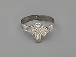 Bracelet with Bat, Fon artist, Silver alloy, Fon peoples