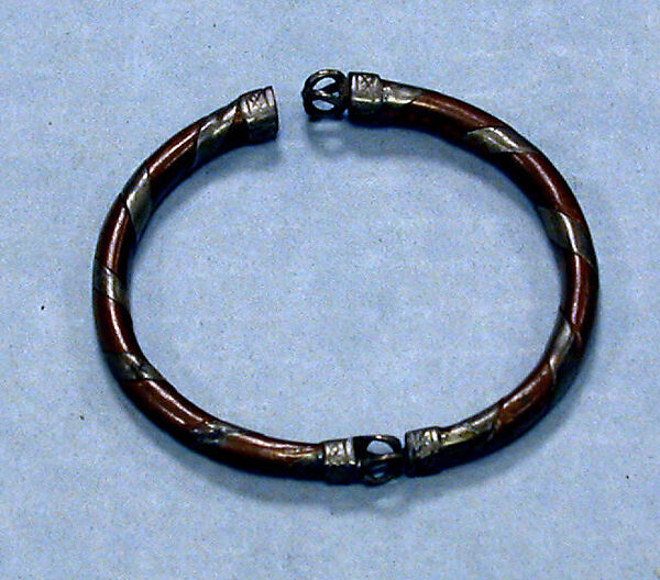 Bracelet, Copper, silver, zinc, Fon peoples 