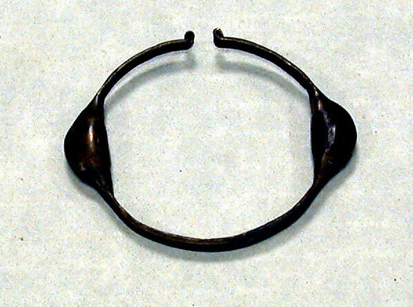 Rattle Anklet, Silver, Fon peoples 