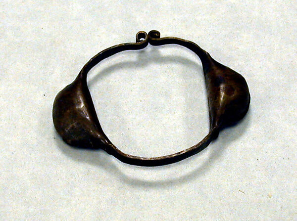 Rattle Anklet, Silver, Fon peoples 