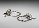 Armbands with Airplanes, Fon artist, Silver alloy, Fon peoples