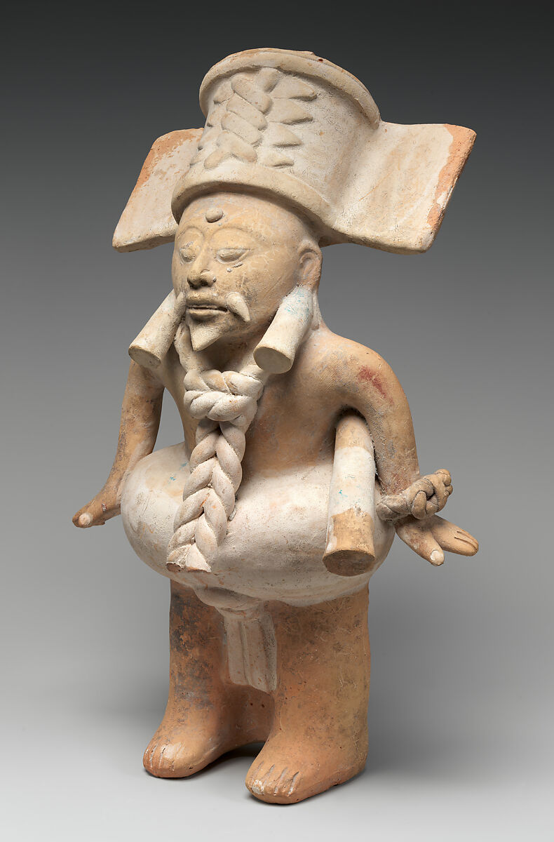 Ball Player, Ceramic, paint, slip, Nopiloa