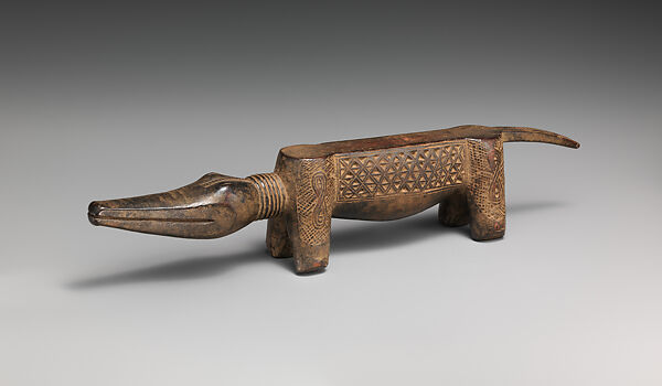 Friction Oracle: Crocodile (Itoom), Wood, Kuba peoples 