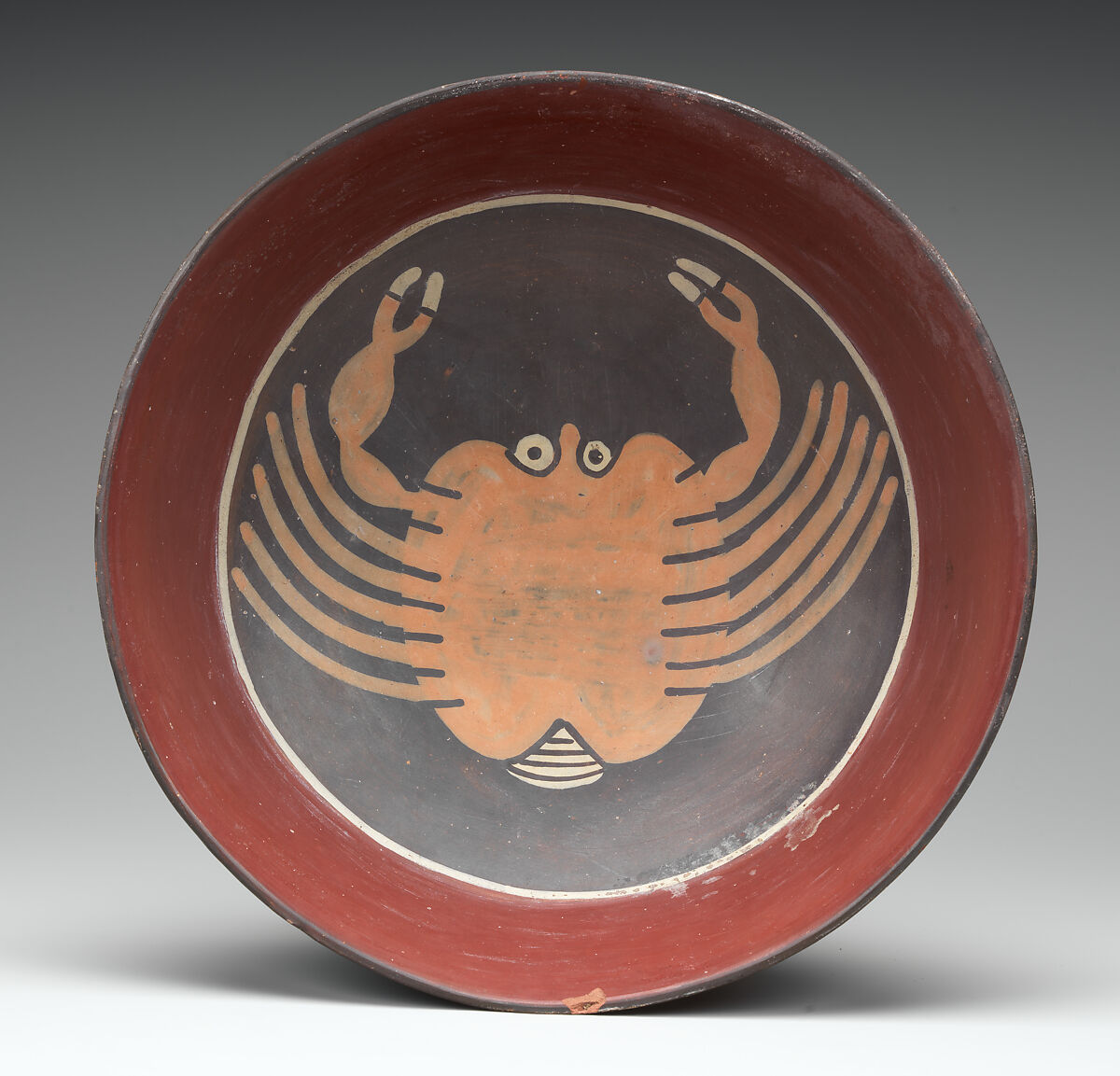 Bowl: Crab, Ceramic, Nasca