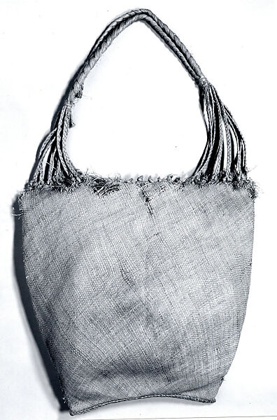 Bag, Raffia palm fiber, Kpelle or Kimbuzi peoples 