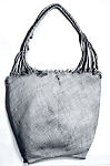 Bag, Kpelle or Kimbuzi artist, Raffia palm fiber, Kpelle or Kimbuzi peoples