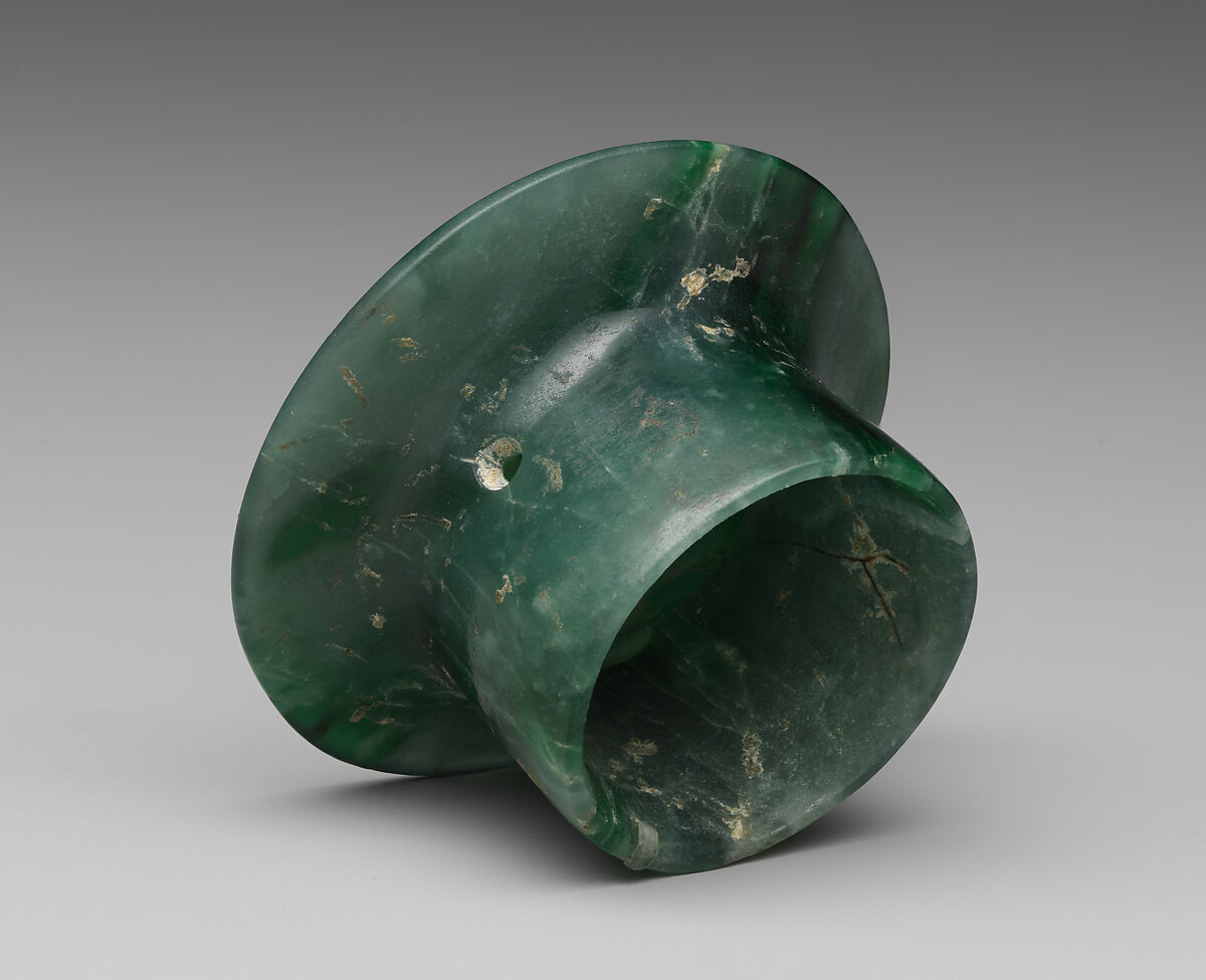 Earflares, Olmec artist(s), Jade, Olmec