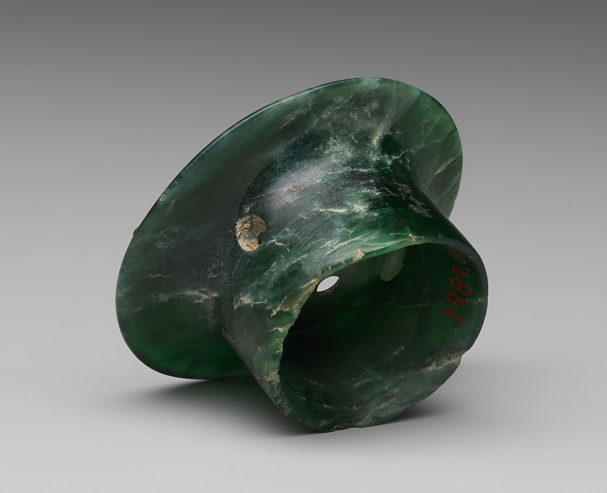 Earflares, Olmec artist(s), Jade, Olmec