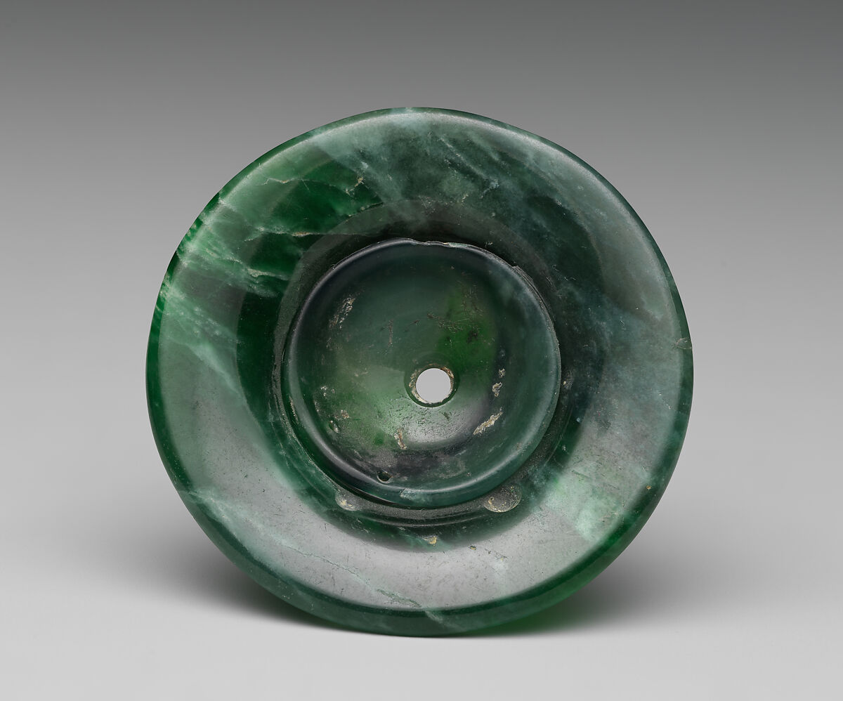 Earflares, Olmec artist(s), Jade, Olmec