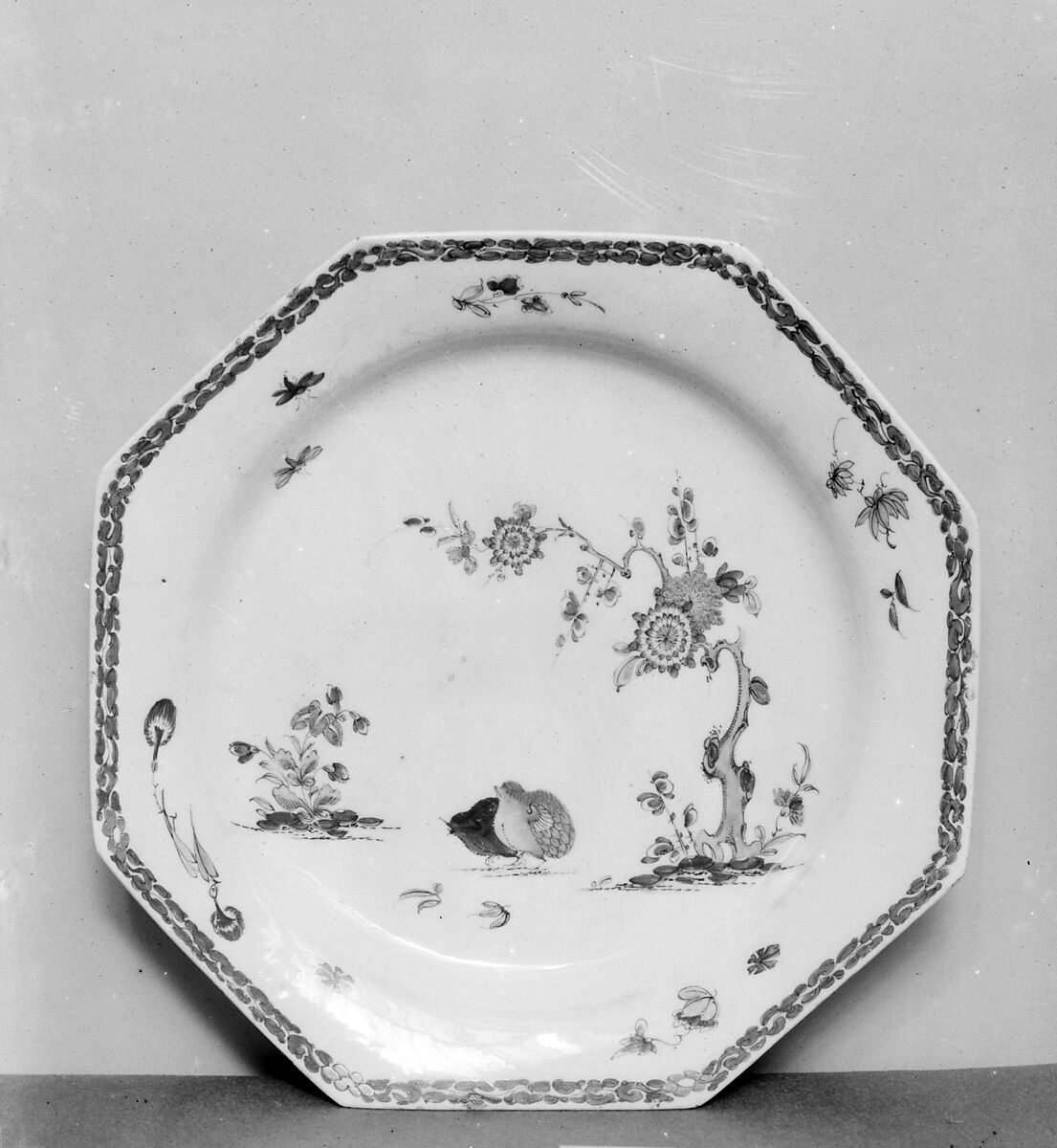 Plate, Bow Porcelain Factory (British, 1747–1776), Soft-paste, British 