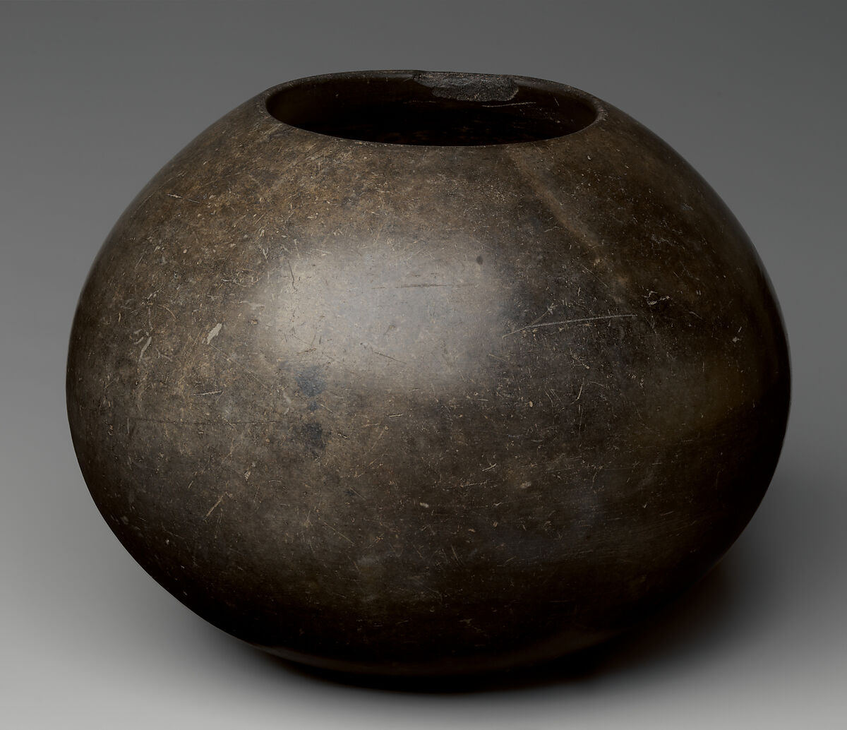 Tecomate (bowl), Central Highlands artist(s), Ceramic, Olmec