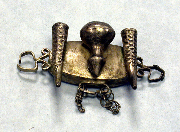 Arm Band: Calabash and Horn Motif, Silver, Fon peoples 