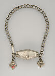 Arm Band: Pendants, Silver, Fon peoples