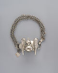 Armbands with Calabash and Horns, Fon artist, Silver alloy, Fon peoples