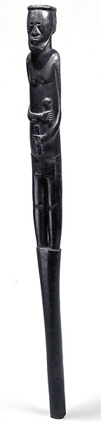 Staff: Male Figure, Wood, Zulu peoples 