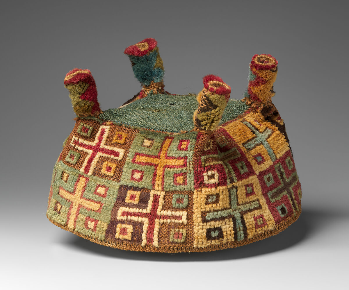 Four-Cornered Hat, Camelid hair, Wari