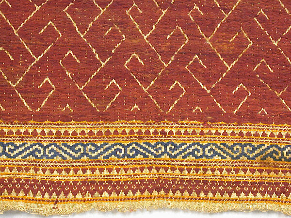 Ceremonial Textile (Tampan), Cotton, silk, Lampung