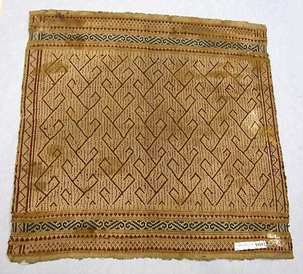 Ceremonial Textile (Tampan), Cotton, silk, Lampung