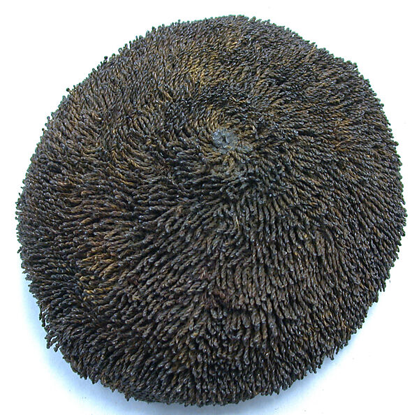 Prestige Cap, Raffia palm fiber, Dengese peoples 