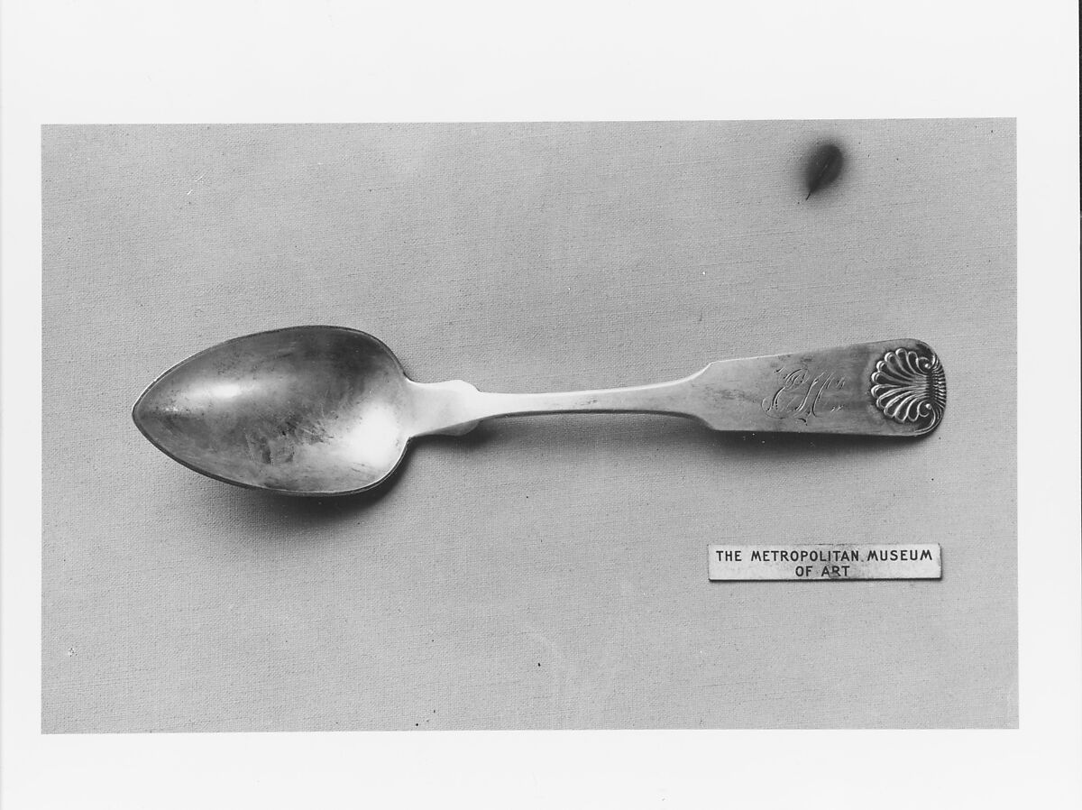 Dessert Spoon, Martin Benedict (active ca. 1823–1847), Silver, American 