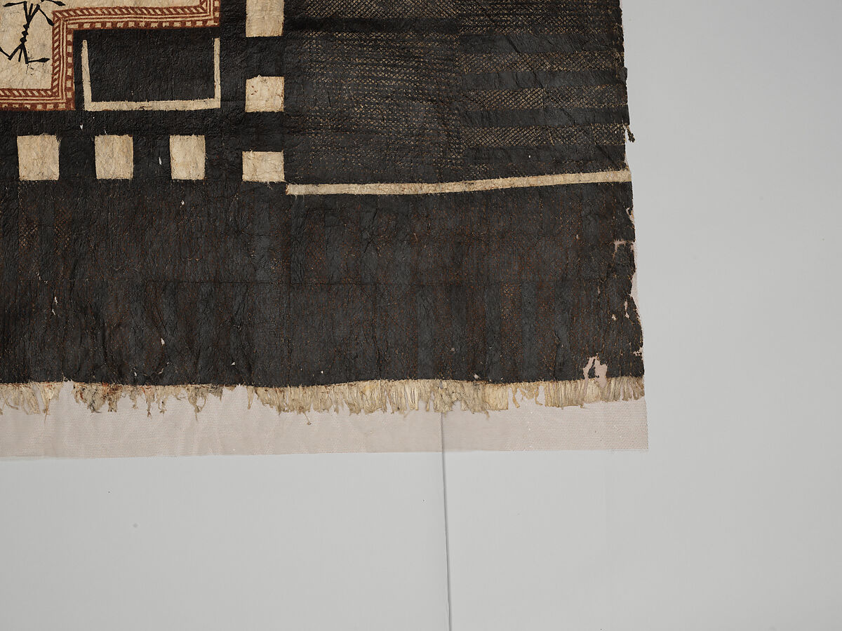 Panel (Masi Kesa), Barkcloth, pigment, Fijian