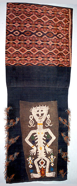 Woman's Ceremonial Skirt (Lau Hada), Cotton, nassa shells, glass beads, Sumba Island 