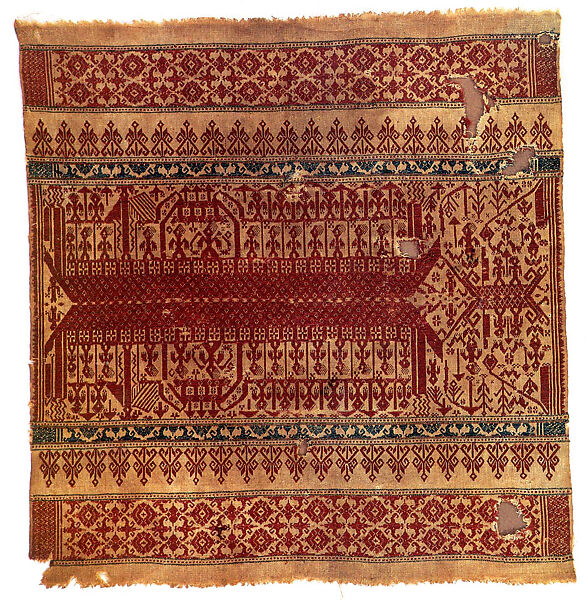 Ceremonial Textile (Tampan), Cotton, Lampung 