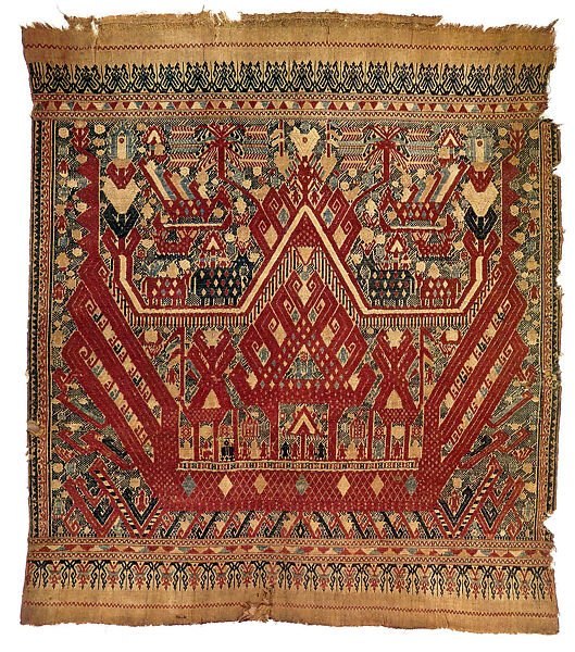 Ceremonial Textile (Tampan), Cotton, Lampung