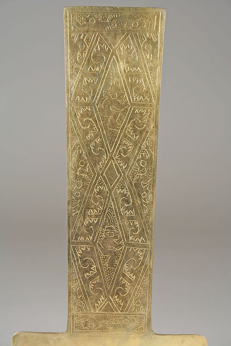 Tumi (knife), Chimú artist(s), Gold, Chimú