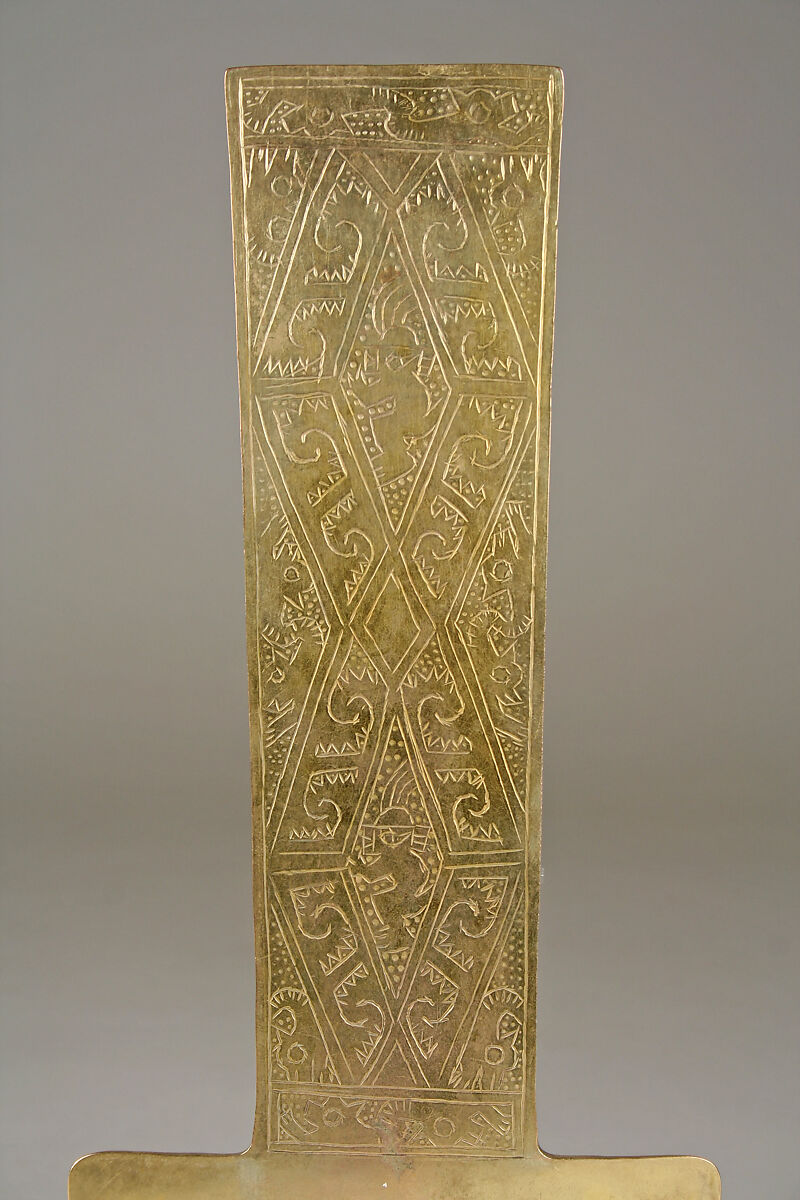 Tumi (knife), Chimú artist(s), Gold, Chimú