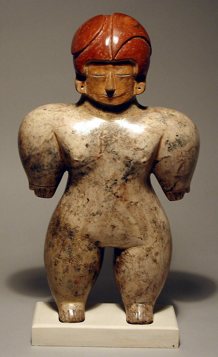 Standing Figure, Ceramic, slip, Chorrera 