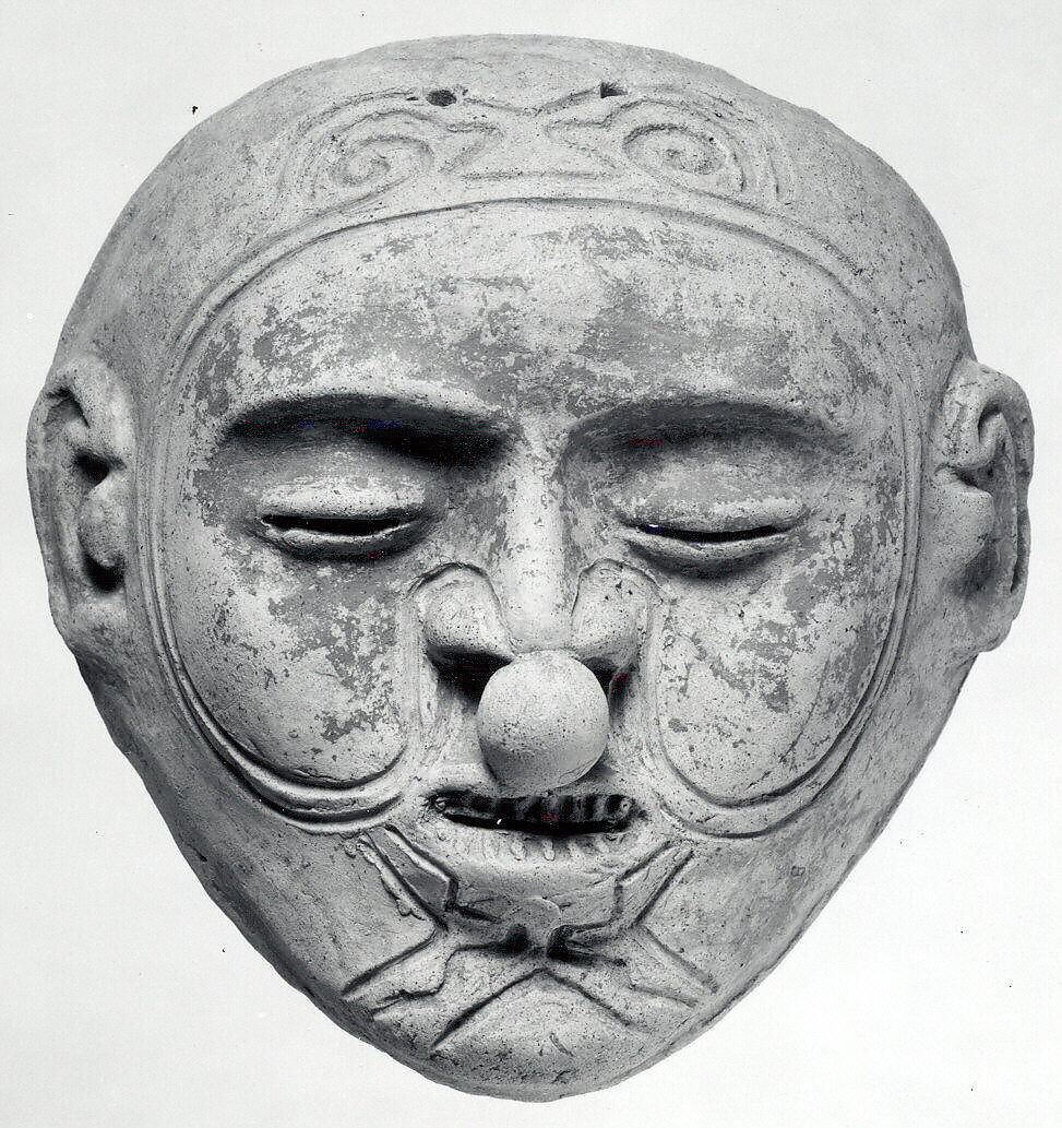 Mask, Ceramic, Tolita-Tumaco 