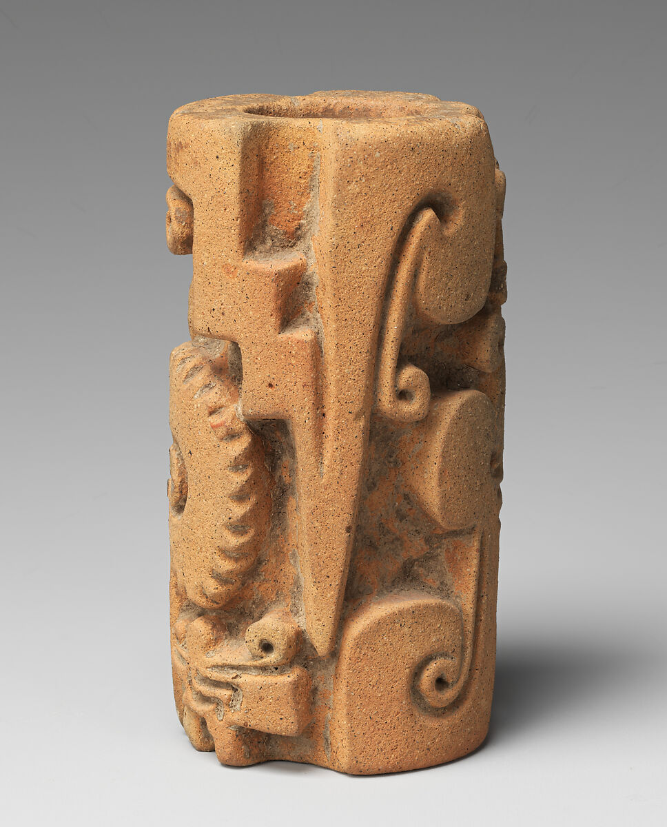 Roller stamp, Manteño artist(s), Ceramic, Manteño