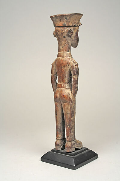 Figure: Colonial Male, Wood, pigment, Lobi
