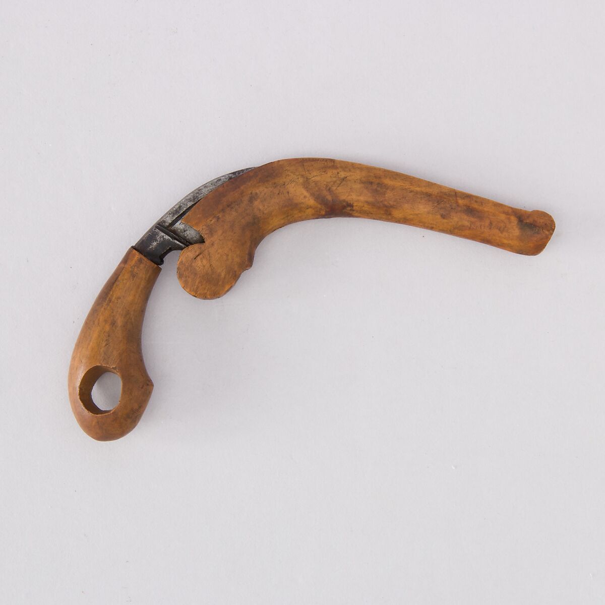 Knife (Korambi) with Sheath, Wood, steel, Indonesian, Sulawesi