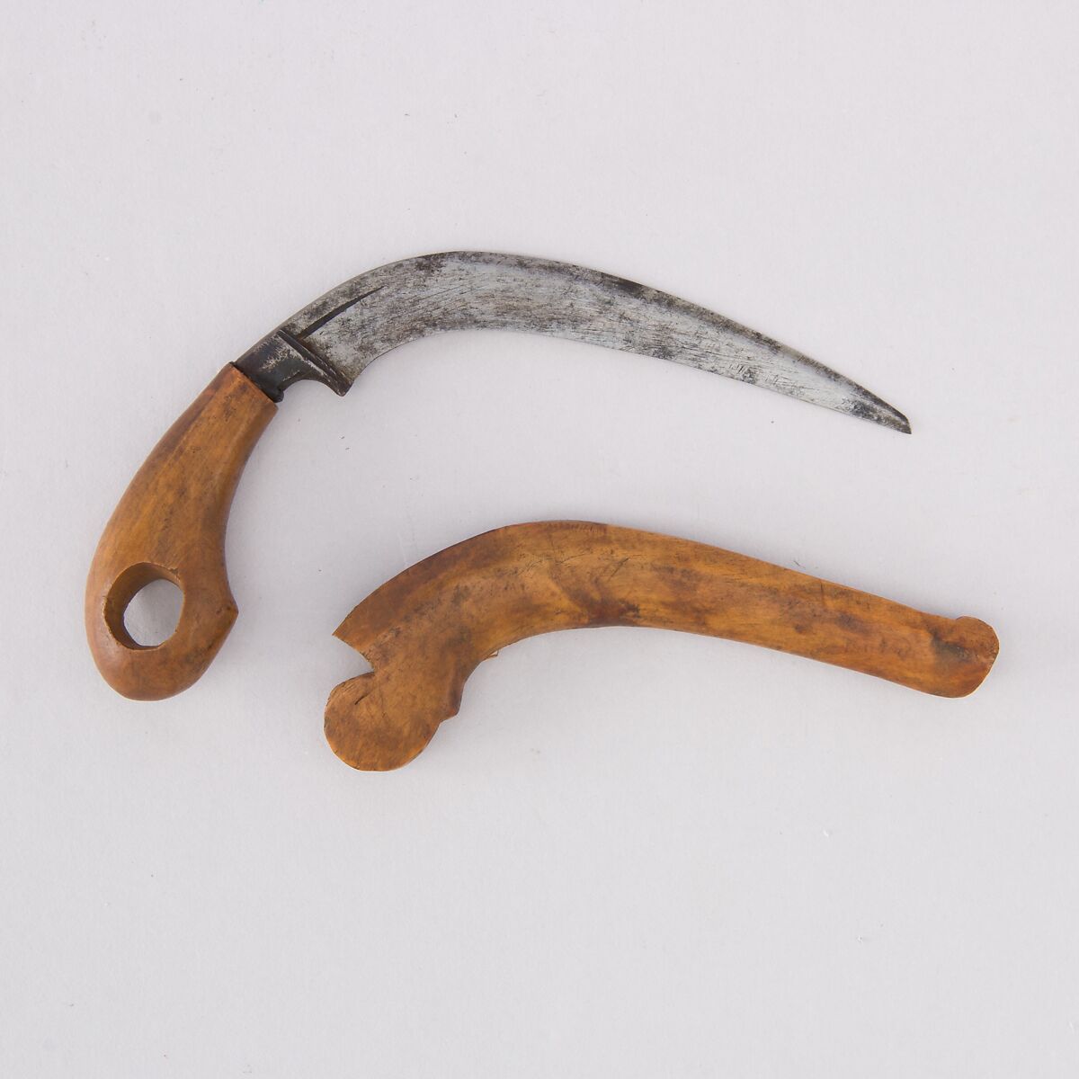Knife (Korambi) with Sheath, Wood, steel, Indonesian, Sulawesi 