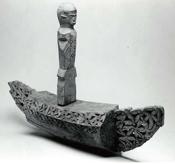 Man's Grave Marker (Sunduk), Wood, Bajau
