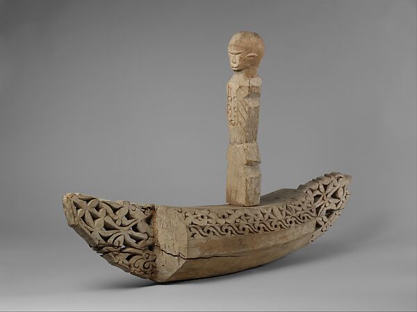 Man's Grave Marker (Sunduk), Wood, Bajau 