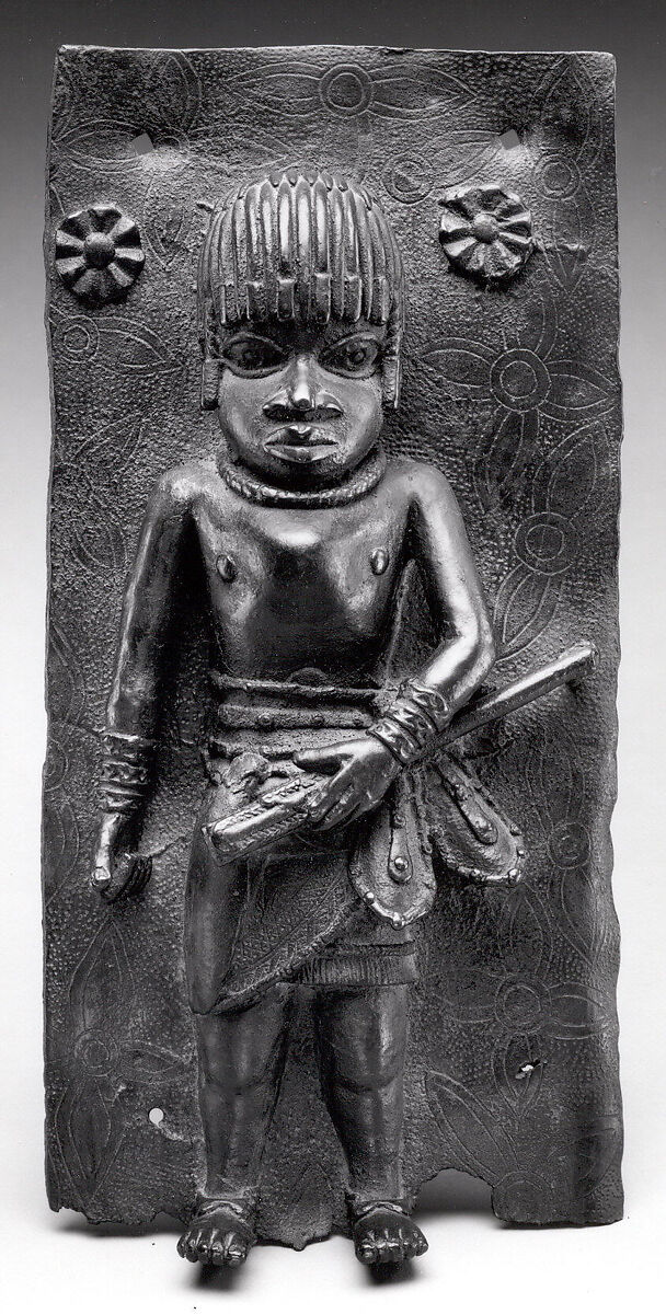 Plaque: Junior Court Official, Brass, Edo peoples