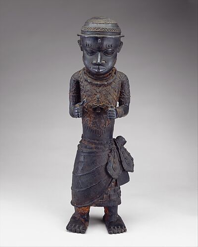 Yoruba figure Ere Ibeji wooden female memory twin, Nigeria, West - Ruby Lane