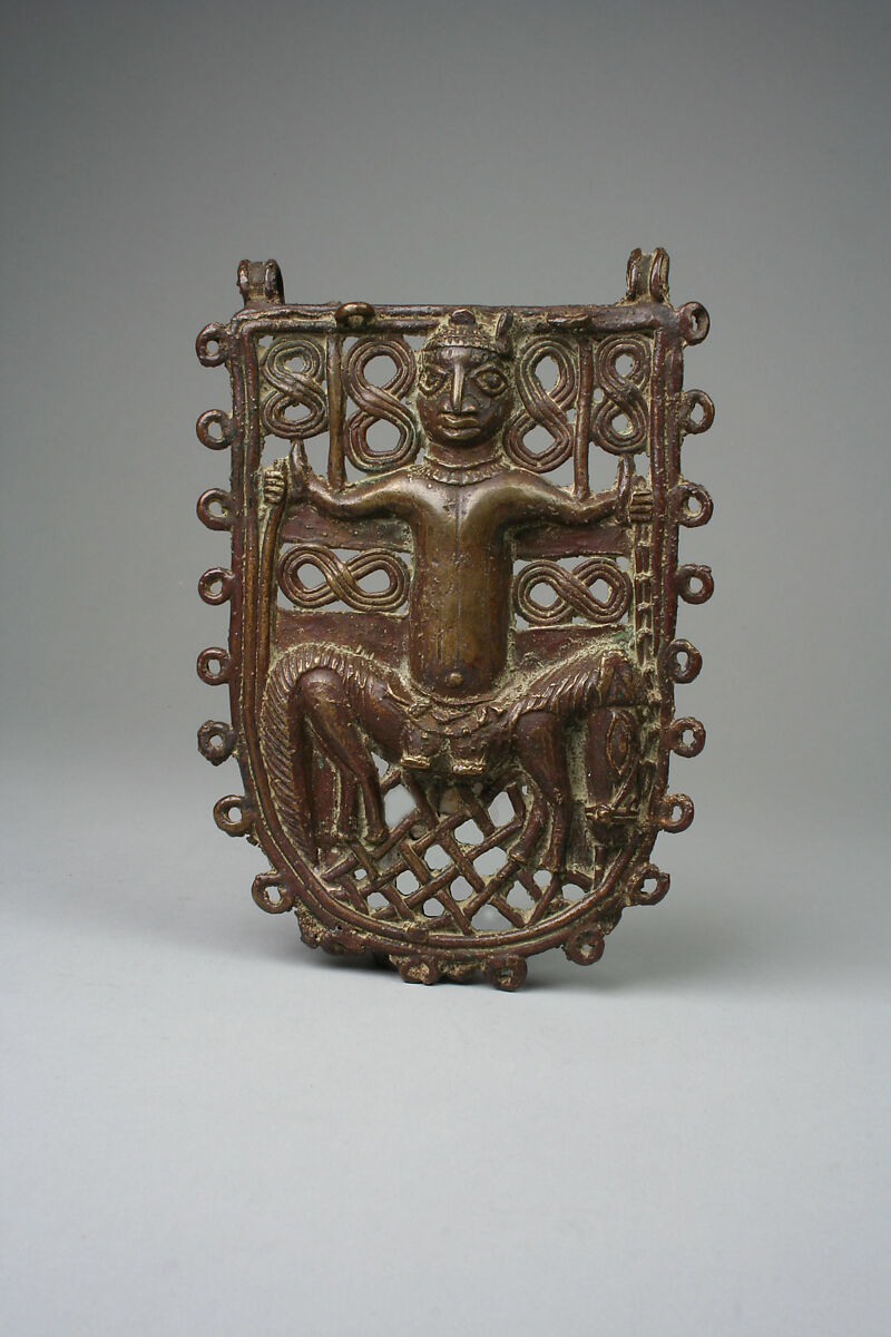 Waist Pendant: Equestrain, Brass, Edo peoples 